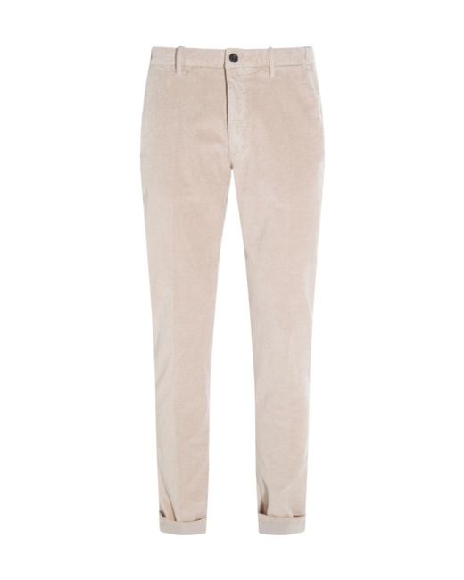 Incotex Natural Straight-Leg Corduroy Trousers for men