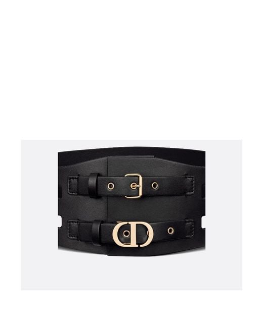 Dior Black 30 Montaigne Corset Belt