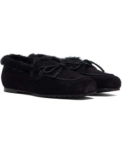 Aeyde Black Jasper Loafers