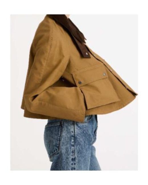 J.W. Anderson Brown Jw Anderson Cropped Barn Jacket