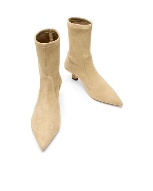 Stuart Weitzman Natural Vinnie Bootie 50
