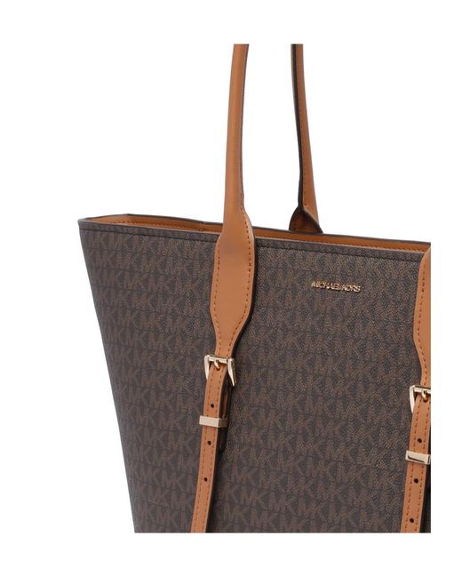 Michael Kors Brown Pratt Top Handle Bag