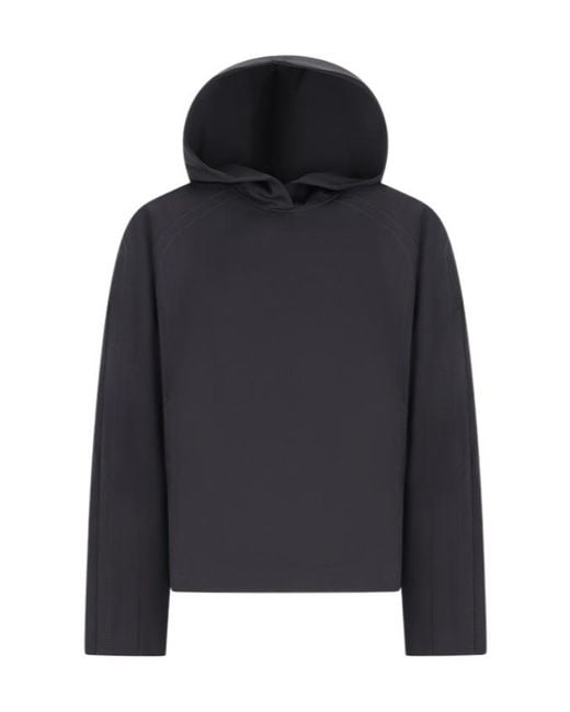 Max Mara Blue Long-Sleeved Hoodie