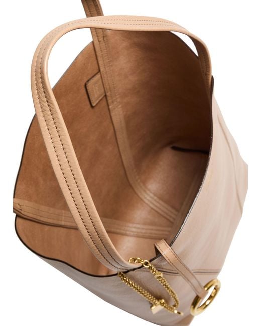 Chloé Brown Spin Shoulder Bag