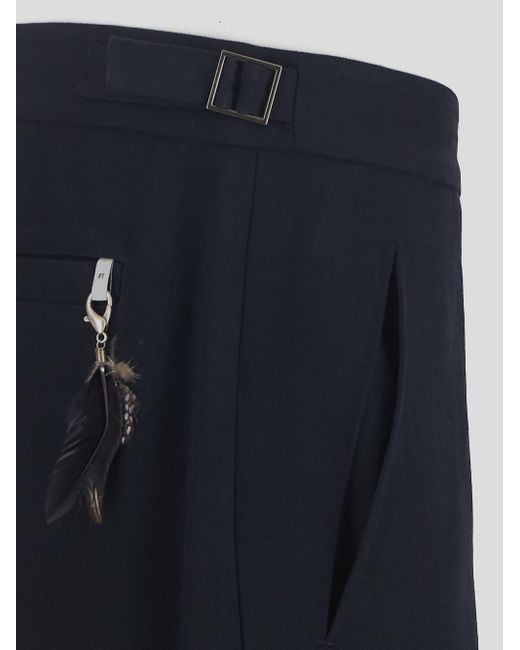 Pt Pantaloni Blue Pt Torino Classic Edge Trousers for men