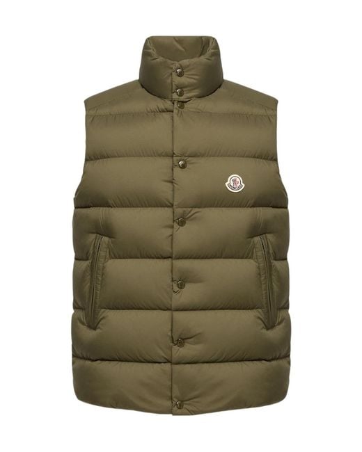 Moncler Green Tibb Down Vest for men