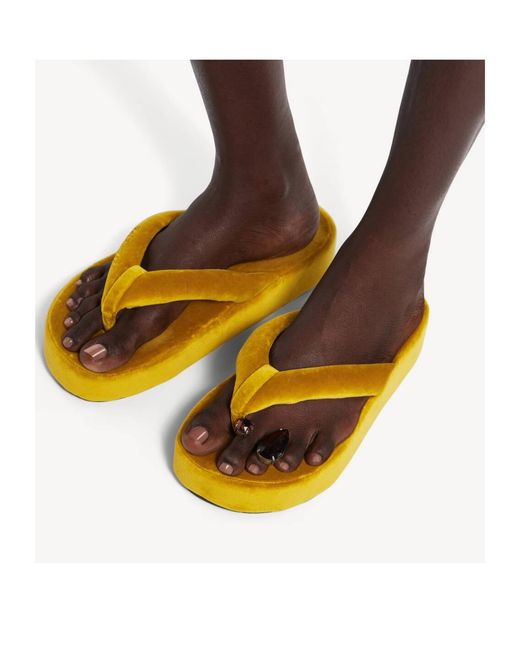Balenciaga Yellow Jet Lag Thongs