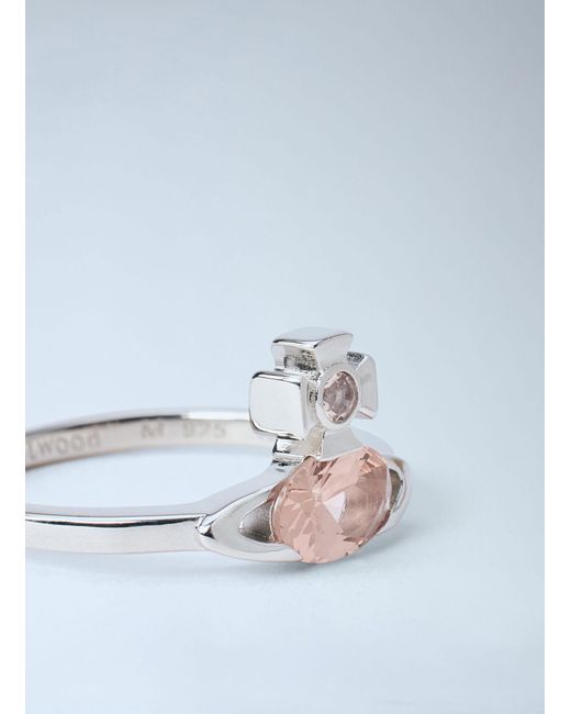 Vivienne Westwood White Allie Ring