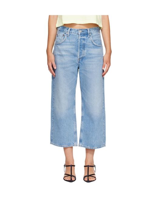 Citizens of Humanity Blue Belt-Loop Jeans