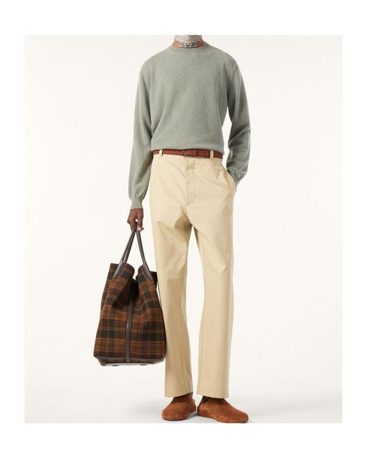 Loro Piana Gray Classic Crewneck for men