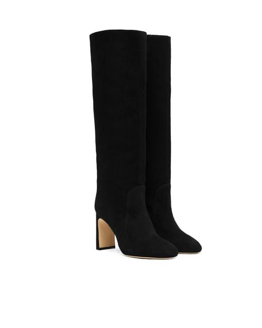 Stuart Weitzman Black Babette Tubo Boot 85