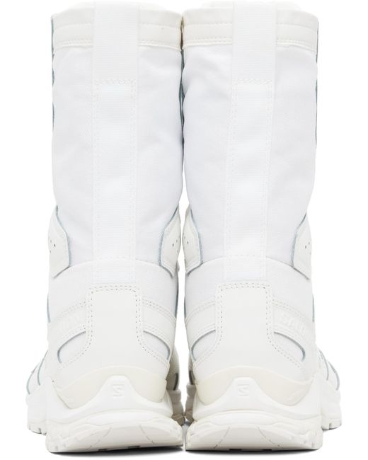 Rier White X Salomon High-Top Jungle Boots for men