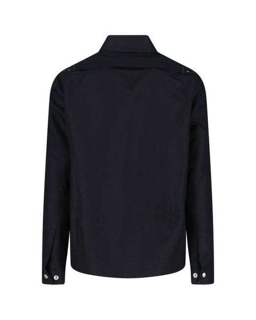 Rick Owens Blue Zipped Jacket for men