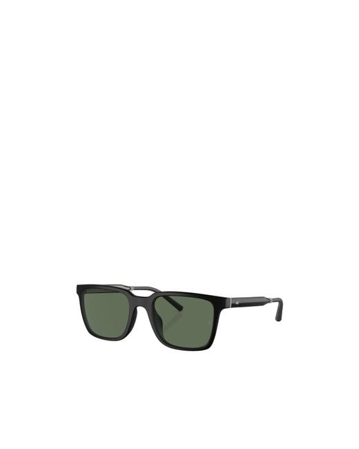 Oliver Peoples Green Mr. Federer Square Frame Sunglasses for men