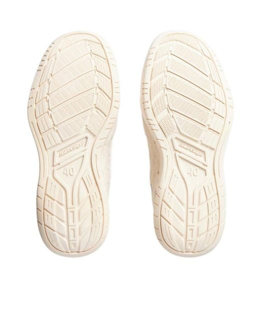 Balenciaga White Hamptons Platform Sneakers