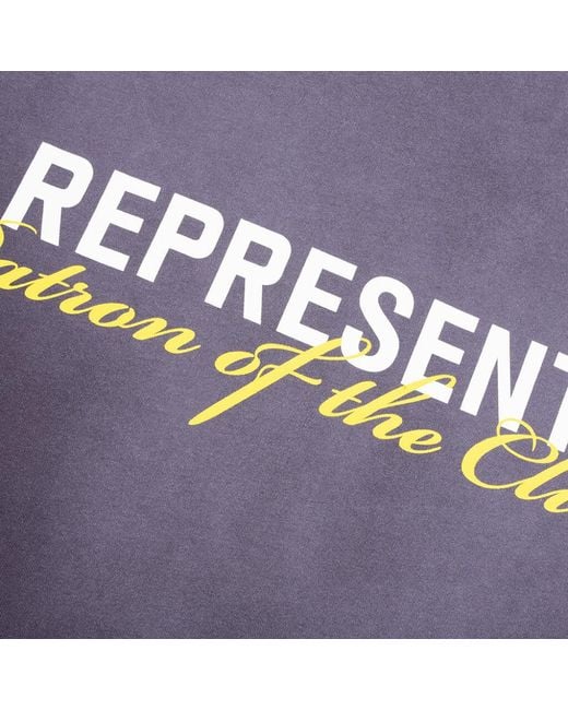 Represent Purple Patron Of The Club T-Shirt for men