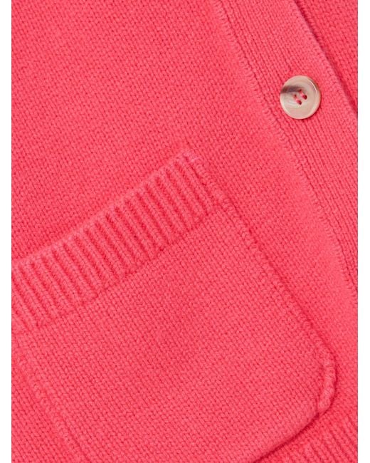 arch4 Red Ribbed Sweater