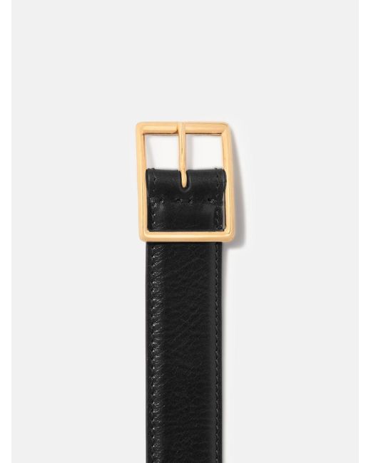 Nili Lotan White Gabriele Suede Belt