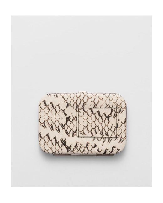 Prada White Ayers Card Holder