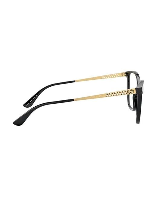 Vogue Eyewear White Inverted Trapezoidal Full-Frame Glasses