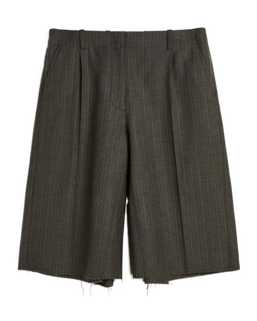 Our Legacy Gray Belt Loop Shorts