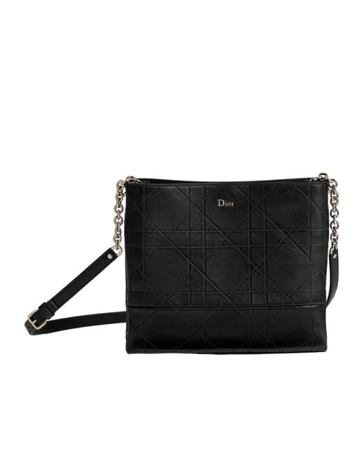 Dior Black Trianon Bag With Chain