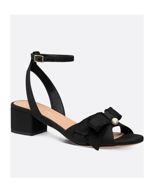 Dior Black Aable Heeled Sandal