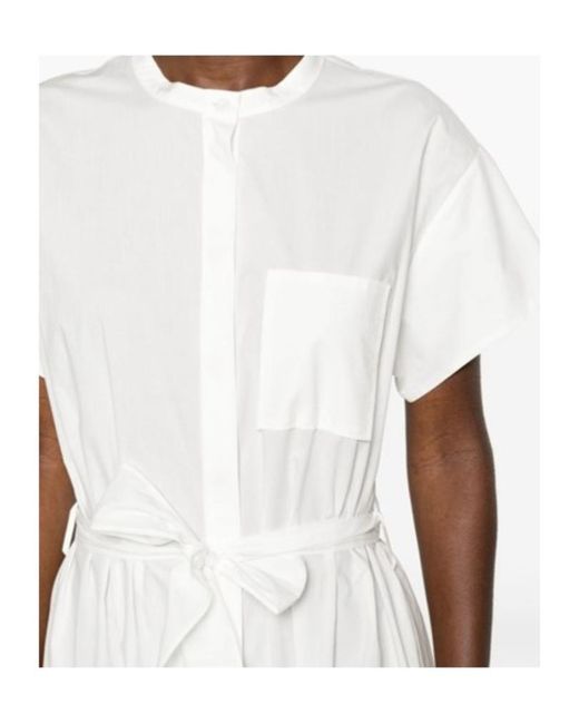 Forte_forte White Cotton Shirtdress