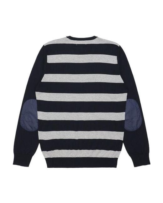 Iceberg Blue Printed Pattern Pullover for men