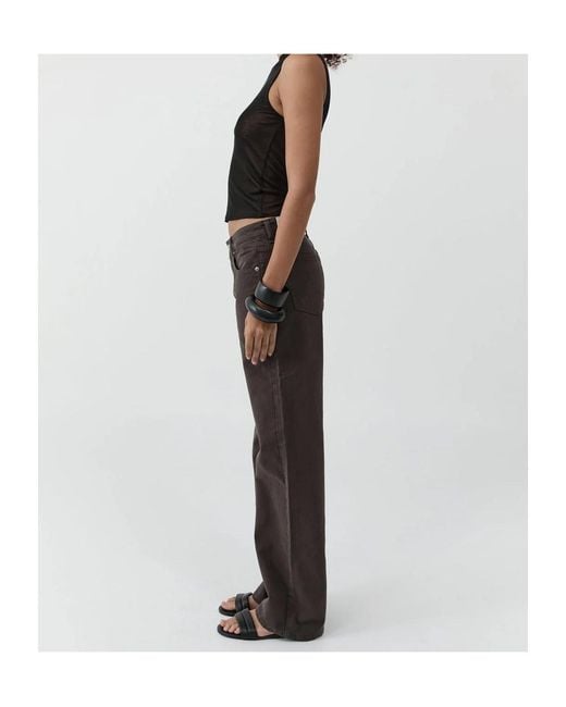 St. Agni Gray Belt Loop Jeans