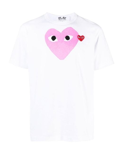 COMME DES GARÇONS PLAY Green Crew-Neck T-Shirt for men