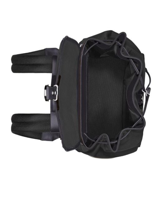 Montblanc Black Panorama Flap Backpack for men