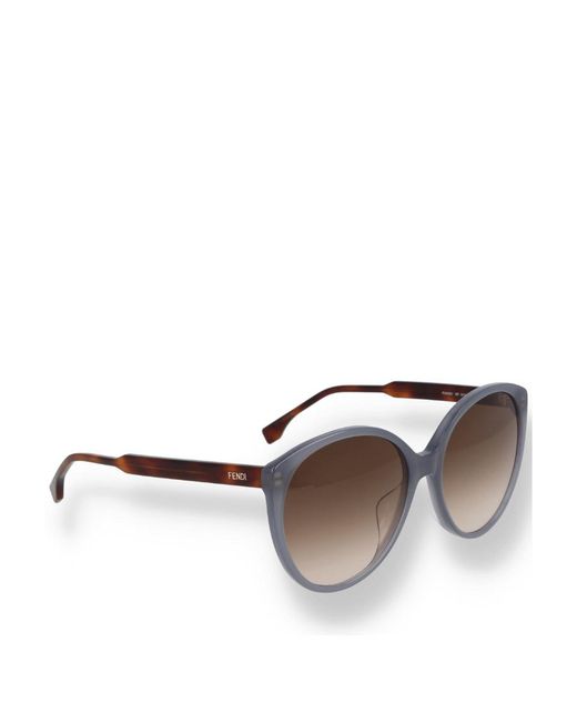 Fendi Multicolor Round Frame Sunglasses