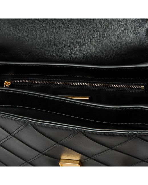 Tory Burch Black Quilted Leather Chain Shoulder Bag