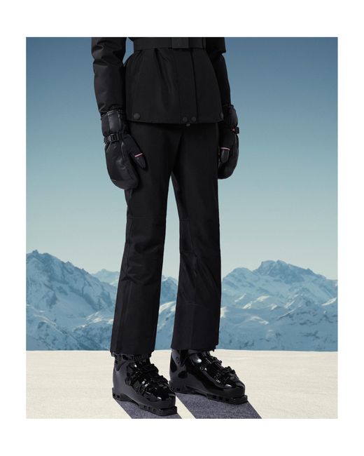 Moncler Black Padded Ski Trousers