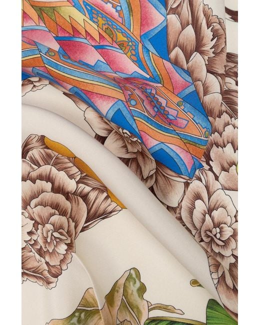 Ferragamo White Ferragamo Logo Printed Scarf
