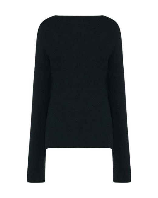 The Row Black Long-Sleeved Knitwear
