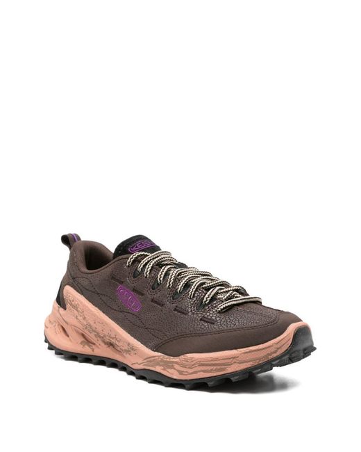 Keen Brown Lace-Up Sneakers
