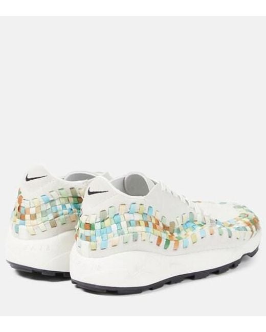Nike White Air Footscape Leather Sneakers