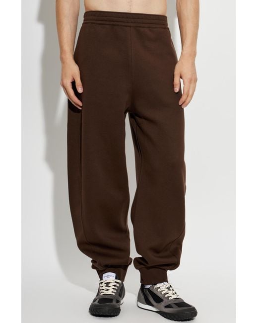 Givenchy Brown Elastic Waist Sports Pants for men