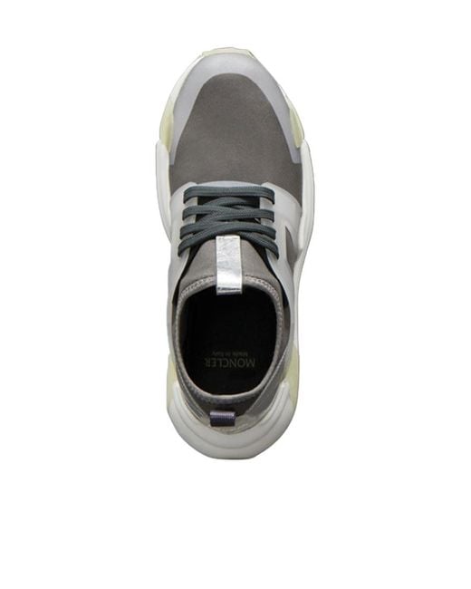 Moncler Gray Lunarove Trainers