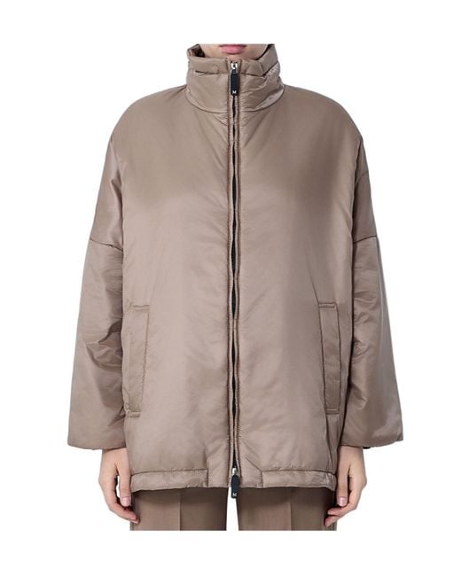 Max Mara Brown The Cube Paris Padded Jacket