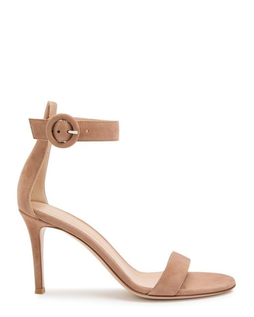 Gianvito Rossi Natural Open-Toe Sandals