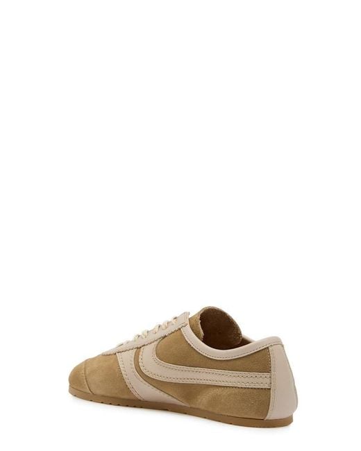 Dries Van Noten Brown Dustin Panelled Suede Sneakers