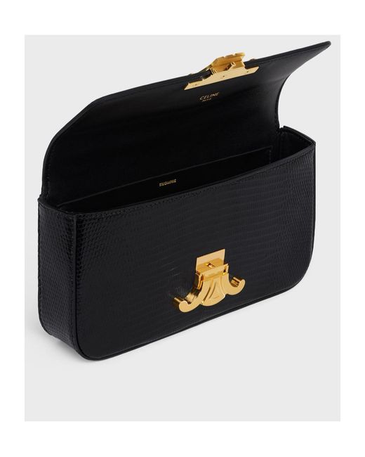 Céline Black Chain Shoulder Bag Triomphe