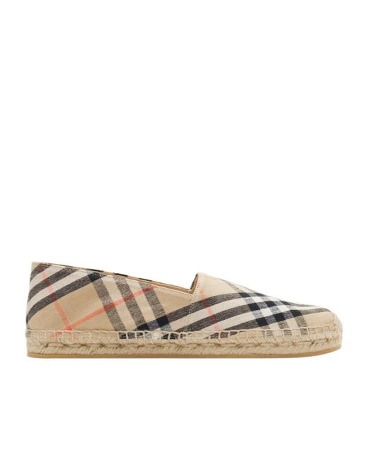 Burberry Natural Check Mews Espadrilles