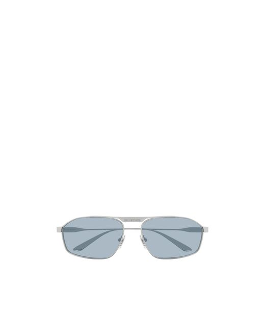Balenciaga Blue Eyewear Pilot Frame Sunglasses for men