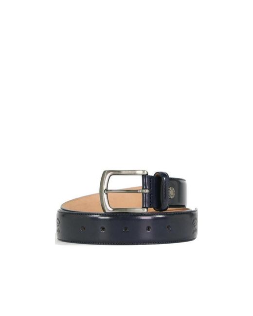 Paul & Shark Blue Logo Belt