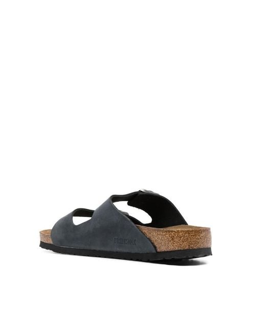 Birkenstock Blue Arizona Soft Footbed Sandals for men