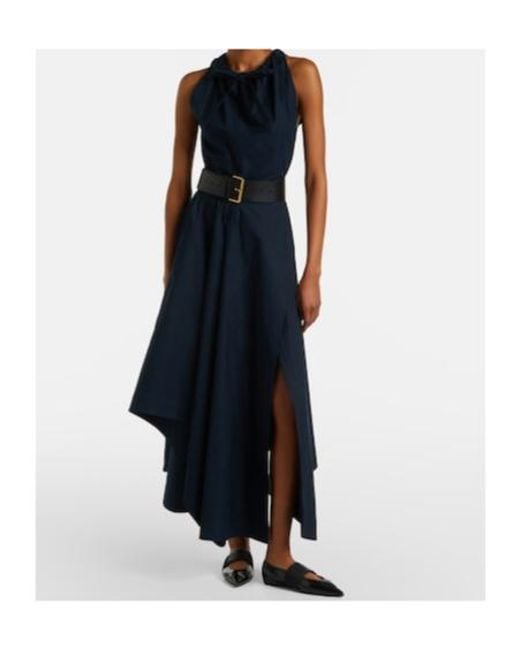 Givenchy Blue Cotton Midi Dress